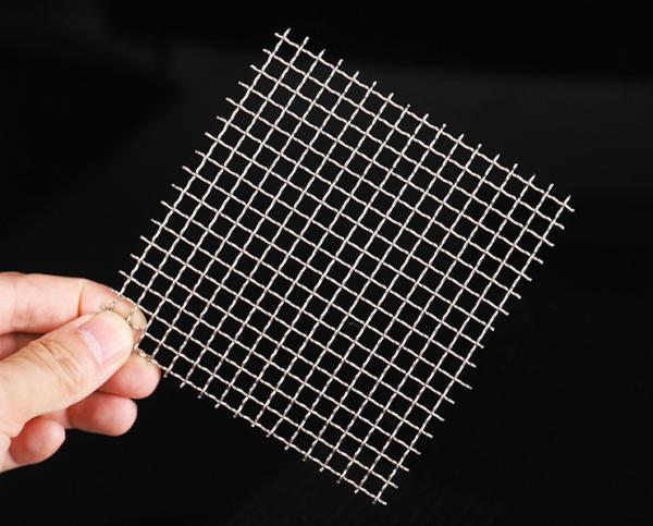 Écran vibrant à treillis en fil d'acier tressé à 5 mm avec crochets