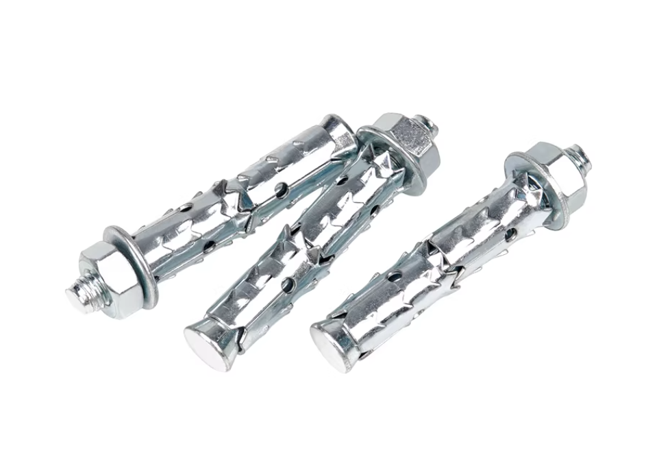 Color Zinc Plating Yellow Galvanized Carbon Steel METAL BOLT Class 4.8 8.8 10.9 12.9 Fish Fin Expansion Bolts