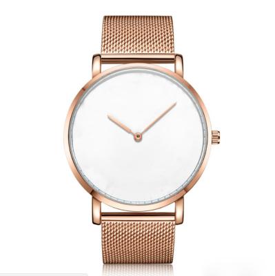 Luxury Mens Quartz Watch , Stainless Steel Mesh Band Business Casual Watches