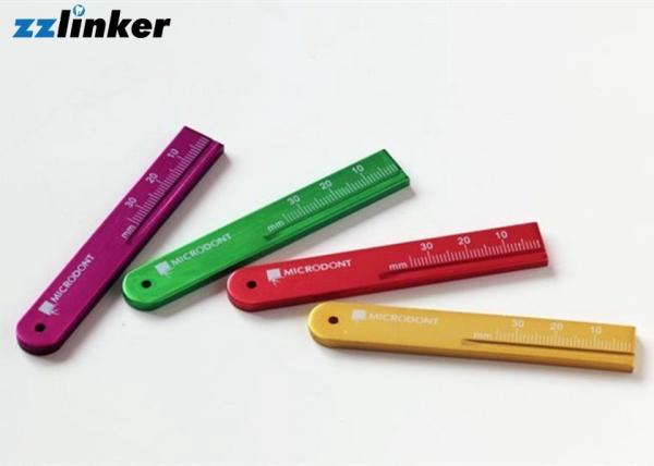 Root Canal Dental Abrasive , Measure Scale Endo Dental Caliper Assorted Colors