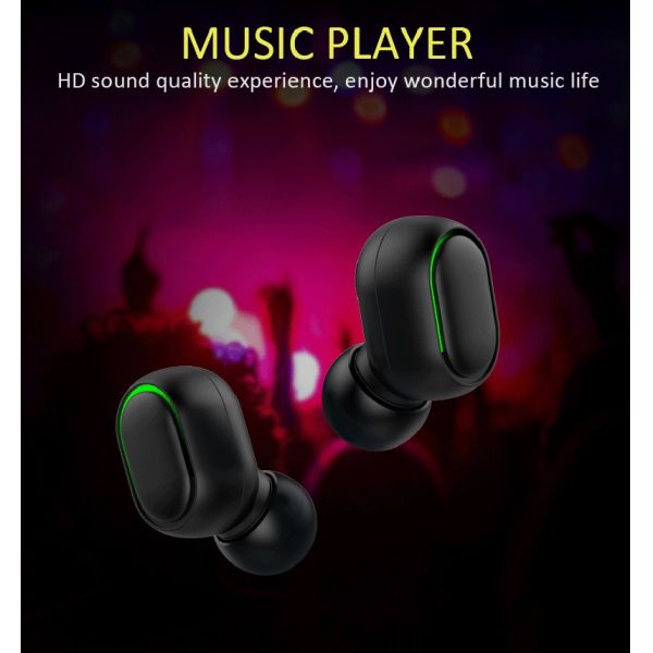 Wireless Earphone In Ear TWS Stereo Gaming Earbuds Bluetooth 5.0 Waterproof IPX-5 with 1-3 Hours Battery Charging Time