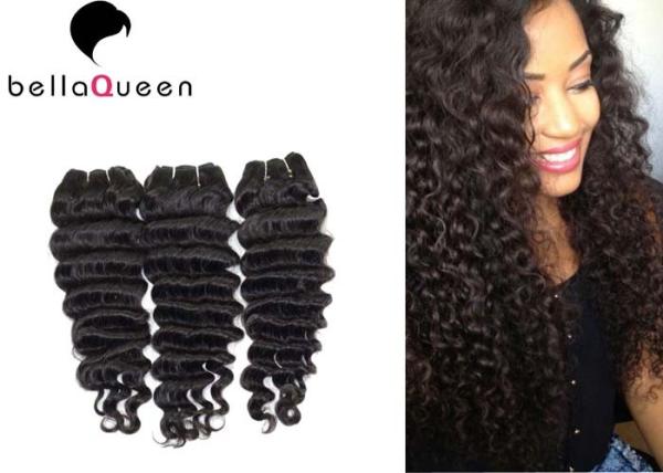 Deep Wave Extension Raw Unprocessed Grade 7A Virgin Hair Weaving