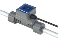 FL101 débitmètre à ultrasons en ligne avec écran LCD pour des lectures claires et faciles dans les processus industriels