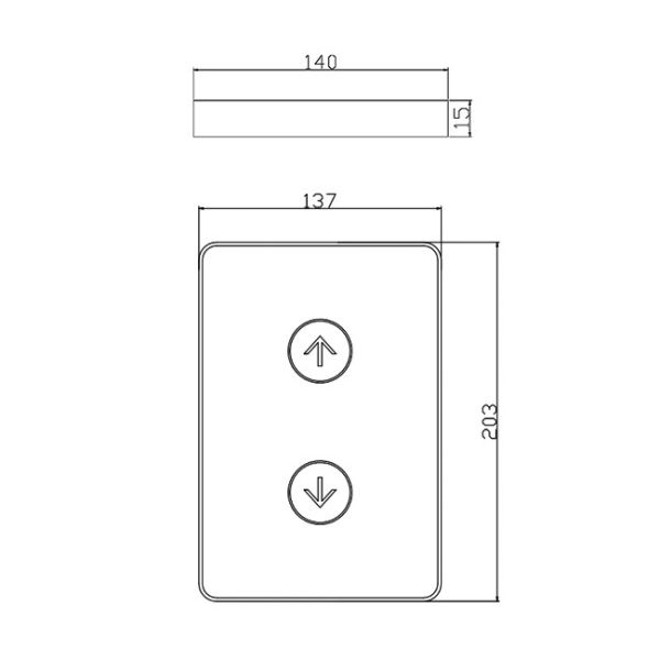 части лифта фонарика Hall лифта финиша волосяного покрова 24V запасные для офисного здания