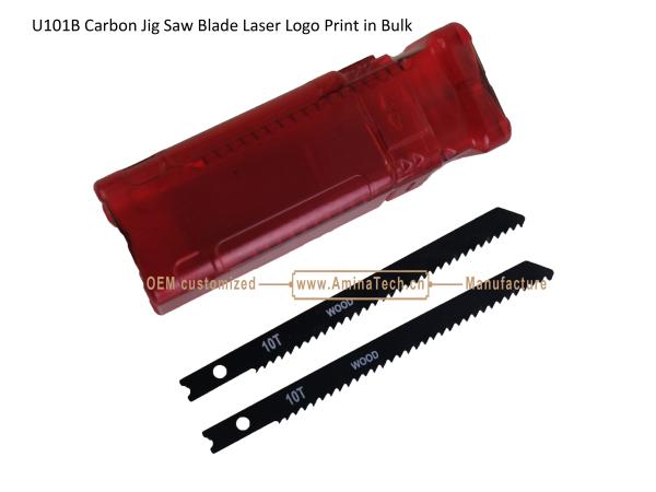 U101B Carbon Steel Jig Saw Blade Laser Logo Print in Bulk size:100mmx8x10T, Cutting Wood,,Reciprocating Saw Blade