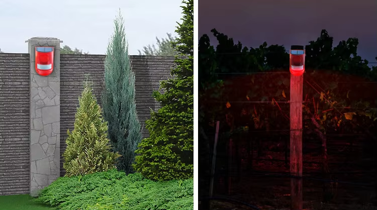Powerful Solar Orange Induction Alarm System for Effective Home and Farmland Security