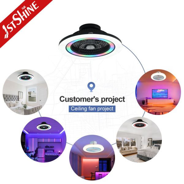 23 Inches LED Ceiling Fan with DC Motor, Remote Control, and 10-Year Motor Warranty