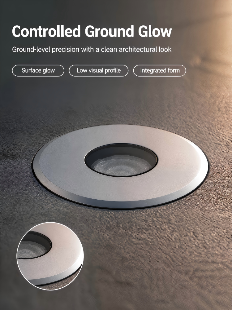 IP68 Weather Resistant LED In Ground Light Stainless Steel Recessed Patio Lights Customized