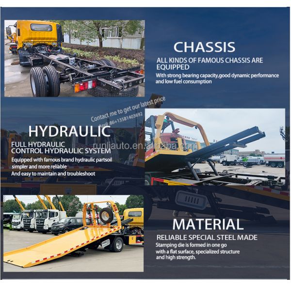 Made in china good quality 4x4 4x2 new wrecker tow truck for sale philippines