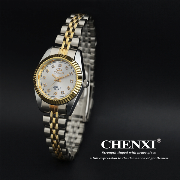 Online B2B B2C Selling Fashion Gold Watches Two Tone Color Stainless Steel Male Watches