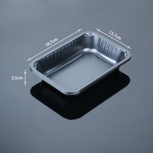 Origin Black CPET Plastic Food Container Recyclable ,CPET Trays Food Packaging