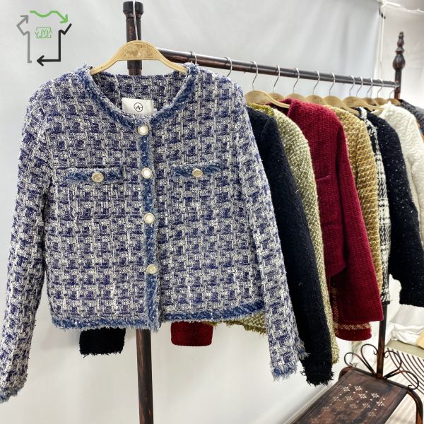 Warm Used Winter Clothing Small Fragrance Fashion Thick Used Womens Winter Coats
