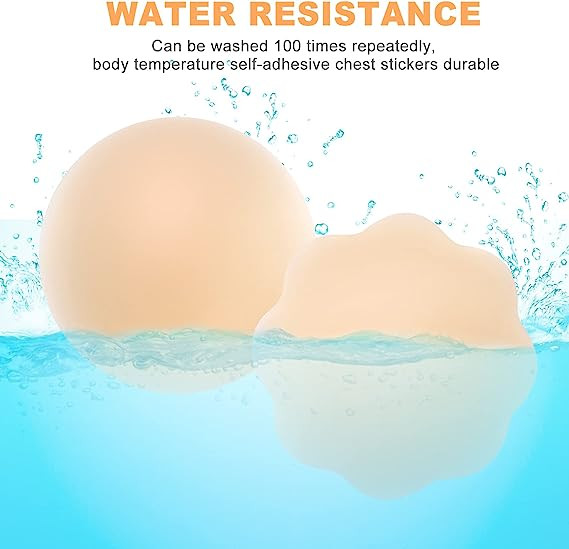 4 Pairs Silicone Nipple Covers Women Reusable Adhesive Invisible Pasties