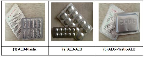 Aluminum PVC Tablet Tropical Blister Packing Machine for Candy / Chocolate