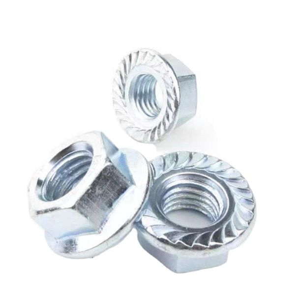 Din6923 Grade M4-M16 Stainless Steel Bolt Hexagon Flange Nuts