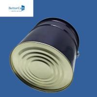 Seau bleu de peinture en métal de 5 gallons, métal rond Pail With Handle