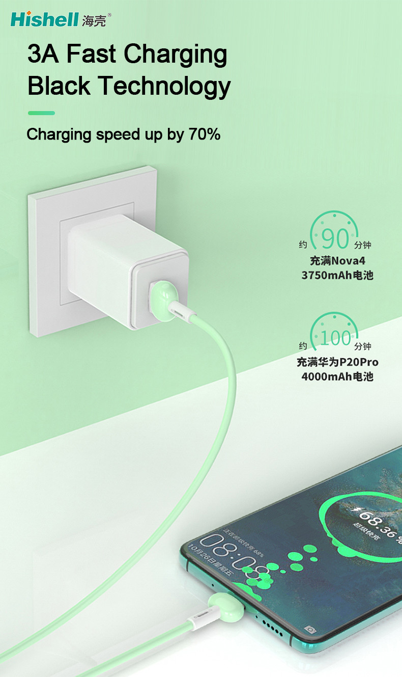 Ultraportable Stainproof шнуров сотового телефона Multiscene длинный практически