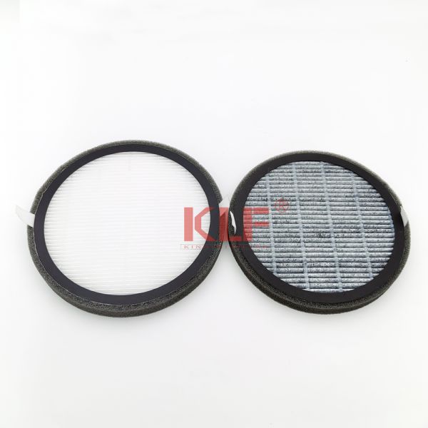 Round H13 Carbon Fiber Air Purifier Filter 148x15mm Replacement for Dust and Smoke Removal