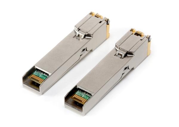 Electrical Hot-Pluggable 1000BASE-T SFP Transceiver 100M for Cate 5 Copper Wire