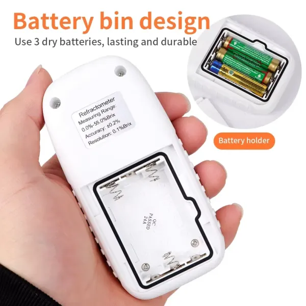 St355A Digital Portable Refractometer Atc Sugar Percent Tester