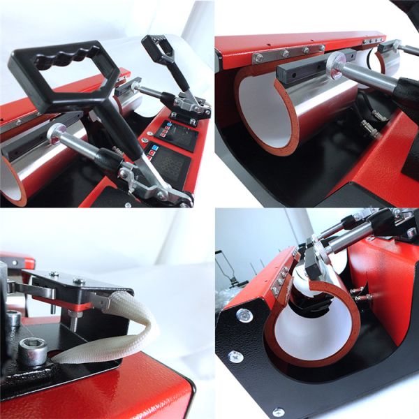 11oz 7.5-9.5 Double Station Automatic Electric Tumbler Heat Press Machine Mug Transfer Printing Equipment