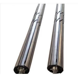Aluminium Alloy Moving Sheet Flattening Roll Anti Wrinkle Cylinder Textile Machinery Parts Expanding
