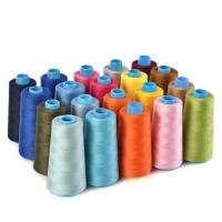 Linha de costura girada 40/2 15G do poliéster do cone 100 pequenos