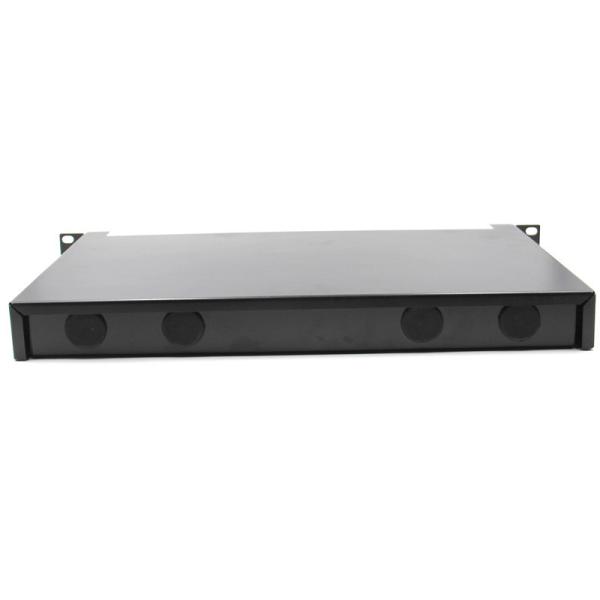 12Port 24 Core LC Duplex Patch Panel Cabinet 1U Fiber Optic Patch Panel