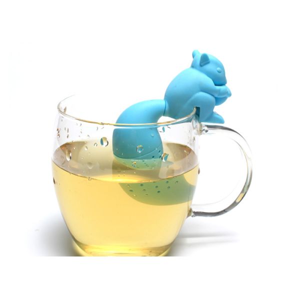 BPA Free Lovely Reusable Squirrel Animals Shape Loose Leaf Tea Infuser Steeper