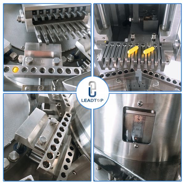 Long Life Pill Filler Machine , Fully Automatic Capsule Filler Of Metal