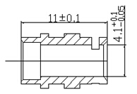 1 KΩ Straight White PBT Resistor Type Spark Plugs No Deformation TY0017B04