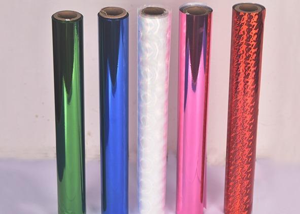 Brightly Colored Embossed Decorative Packaging BOPP Glitter Thermal Lamination Film For High-End Packaging