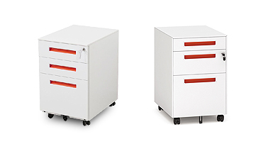 Keda 3 Drawer 0.150 CBM Steel Mobile Pedestal