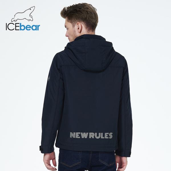 100% Polyester Mens Cotton Jacket Man Sping Autumn Coat Zipper Sleeve Length 64 - 68cm