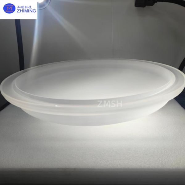 ​​Customized Quartz Bell Jars with Coating Options for Semiconductor Plasma Generators​​