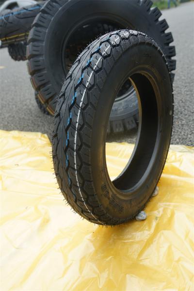 Pneu de borracha natural 3.00-10 J604 do trotinette da motocicleta do OEM pneus estados abatido sem câmara de ar do inverno de 6 PARES