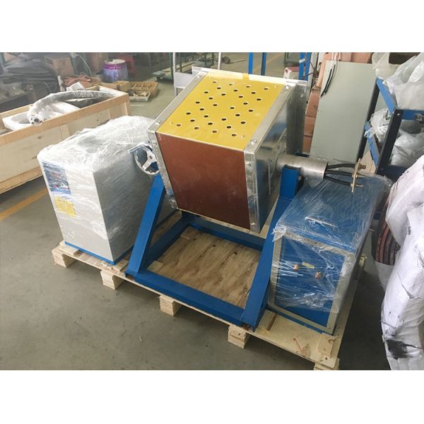 Небольшая печь емкости 20kg 30kg алюминиевая плавя с ручной опрокидывать