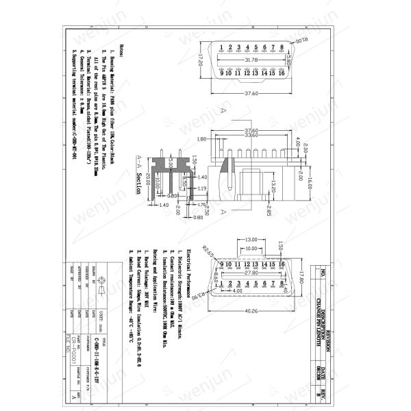Латунная высокая эффективность Pin гнезда 12V J1962 16 соединителя автомобиля OBD мужчины