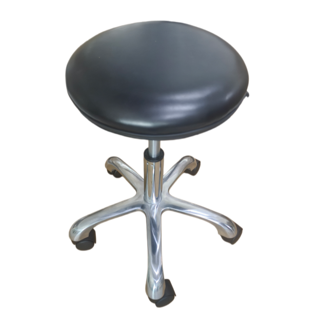 ESD Anti Static Chair Stool Black PU Foam Seat Adjustable Height for Electronics Workshop