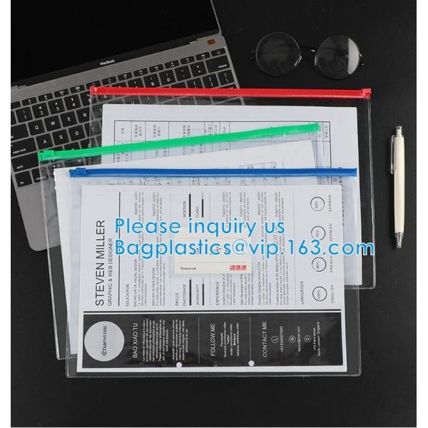 Biodegradable Slider Zipper Vinyl k Bag Slider Zipper Beach Vinyl Toiletry Zipp PVC Snap Closure