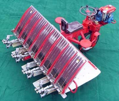 Type de moteur de démarrage électronique Transplanteur de riz paddy 2ZT-8238 Type commun