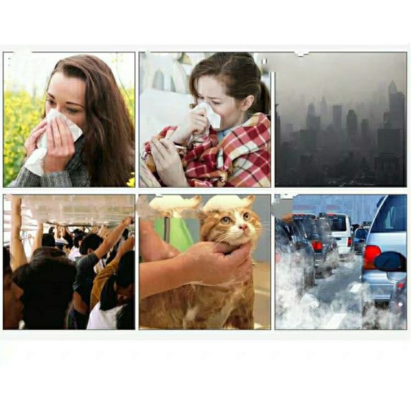 Breathable Single Use Mask 3 Ply Protective Non Woven Non Medical In Blue