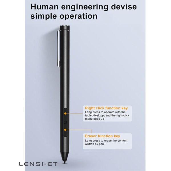 Стилус для планшета с активной поверхностью Карандаш из алюминиевого сплава Металлический стилус Отклонение ладони