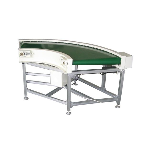 SEW Motor 0.75-1.5 KW Curve Conveyor with Carbon Steel / Stainless Steel Rollers for Palletizing Systems