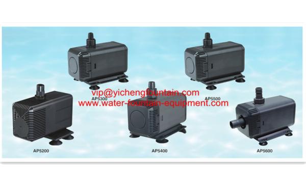 Black High Spray Head Garden Pond Water Pumps 3.5 - 4.5 Meters