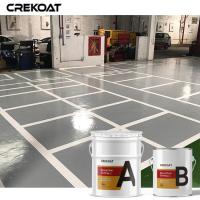 Individu époxyde industriel inodore de revêtement de plancher nivelant la peinture concrète de plancher pour le trafic de chariot élévateur