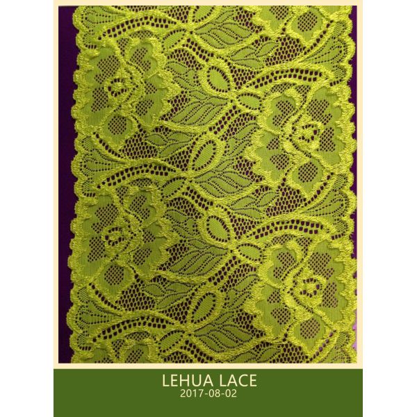 Hot Selling and nice quality Nylon Spandex Stretchy Brazil Lace from China