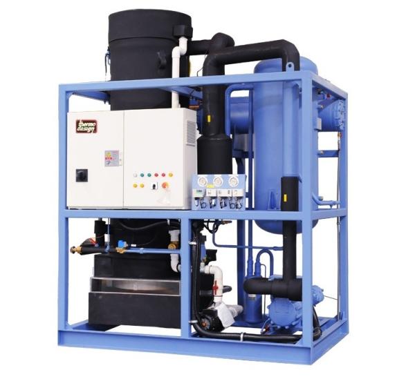 6KW Small Capacity 1 Ton Tube Ice Machine Stainless Steel 304 Ice Tube Making Machine