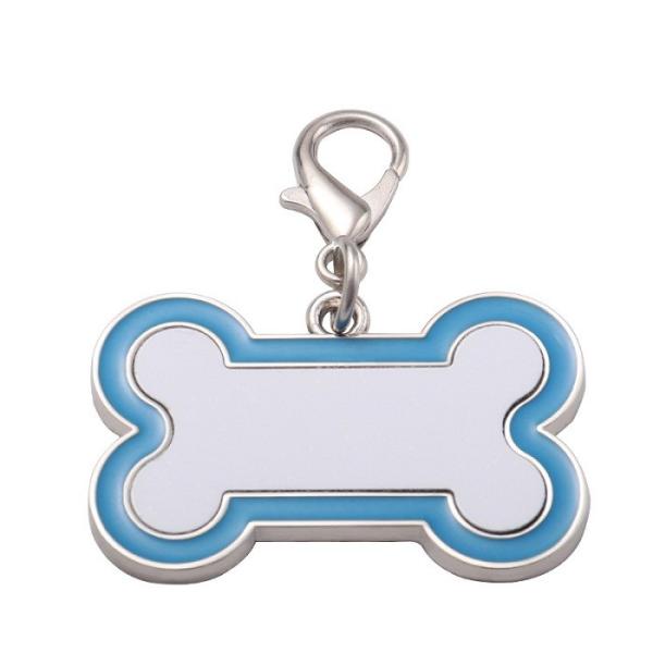 Sublimation Bone Dog Tags With Aluminum Metal Insert Blanks