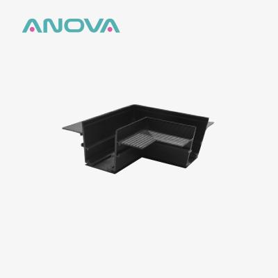 Aluminum 100x100mm Led Track Rail Recessed 24V/48V Track Lighting Accessories